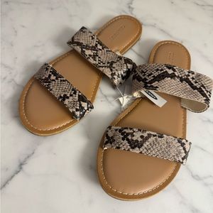 Old Navy Faux Snake Skin Sandals